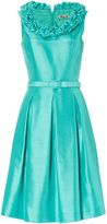 Thumbnail for your product : Eliza J Ruffle Neck Dress Belted Dress
