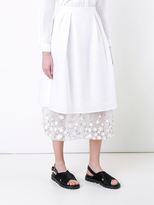 Thumbnail for your product : Mother of Pearl embellished layered skirt