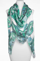Thumbnail for your product : Tarnish 'Aztec' Print Scarf Womens Orange Sunset One Size One Size