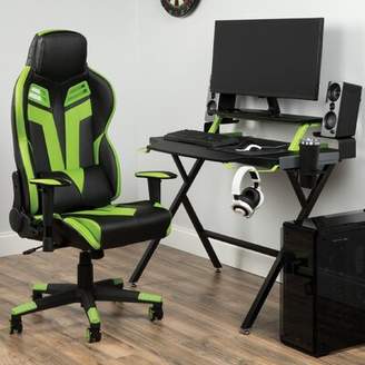 Gaming Desk and Chair Set Respawn Color: Blue