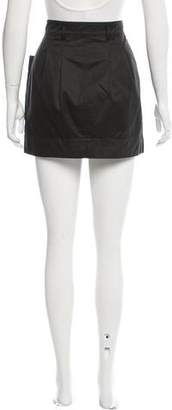 Balenciaga Pleated Mini Skirt