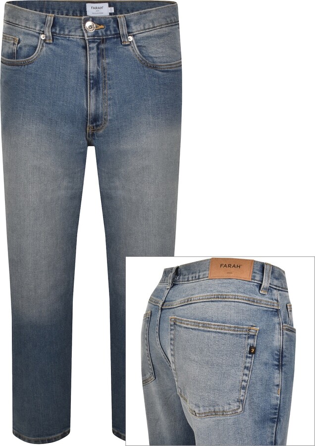 Farah Hawtin crop denim jean in black ShopStyle