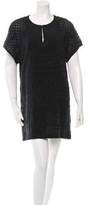 IRO Short Sleeve Embroidered Dress w/ Tags