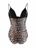 Thumbnail for your product : Ganni Leopard-Print Ruched Swimsuit