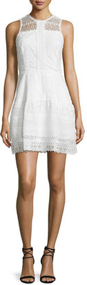 Parker Nerissa Sleeveless Lace Dress, Ivory