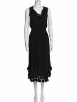 Thumbnail for your product : MISA Tie Neck Long Dress Black Tie Neck Long Dress