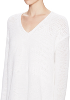 Thumbnail for your product : Helmut Lang Cotton Boucle V-Neck Sweater
