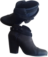 Thumbnail for your product : Rag and Bone 3856 RAG & BONE Blue Leather Boots