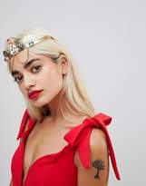 Thumbnail for your product : ASOS Statement Gem Filigree Crown Headband