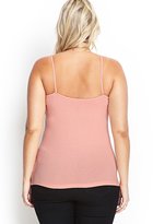 Thumbnail for your product : Forever 21 FOREVER 21+ Plus Size Scoop Neck Cami