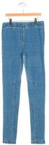Thumbnail for your product : Joules Girls' Striped Denim Leggings w/ Tags
