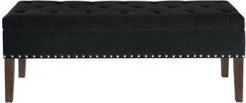 Rosdorf Park Tufted Bench With Storage