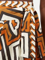 Thumbnail for your product : Johanna Ortiz Sea Of Sand Printed Linen Wrap Skirt