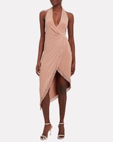 Thumbnail for your product : Twisted Lace-Trimmed Halter Dress