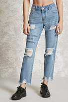 Thumbnail for your product : Forever 21 Distressed Boyfriend Jeans