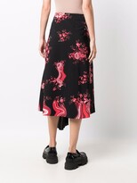 Thumbnail for your product : VIVETTA Floral-Print Pleated Skirt