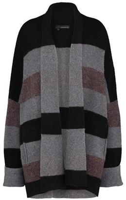360 Sweater Paula Cardigan in Multi Stripe