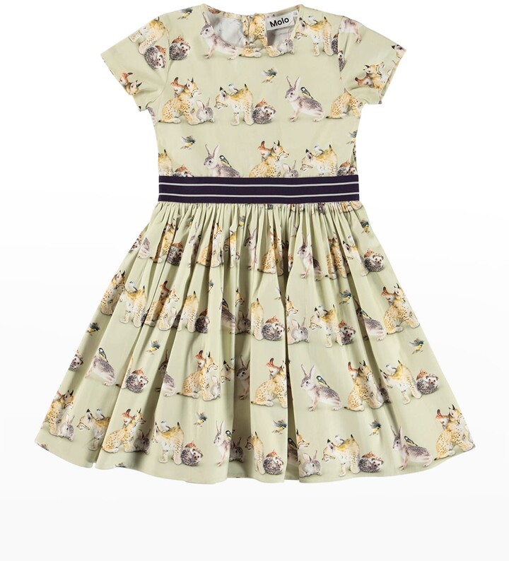 Molo Girl's Candy Animal-Print Dress, Size 2-6 - ShopStyle