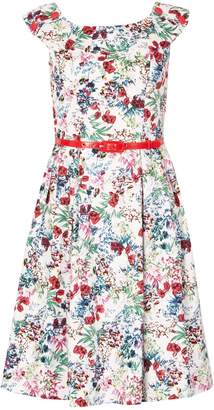 Izabel London Floral Print Swing Dress