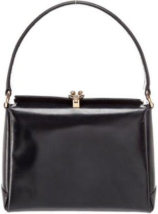 Gucci Leather Top Handle Bag Vintage