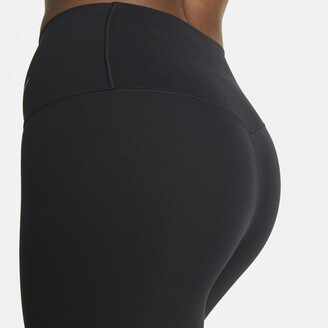 Nike Women's Zenvy Gentle-support High-waisted Cropped Leggings In Black