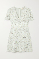 Thumbnail for your product : TVF Cupcake Floral-print Crepe De Chine Mini Dress
