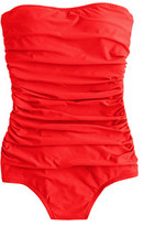 Thumbnail for your product : J.Crew Ruched bandeau one-piece swimsuit