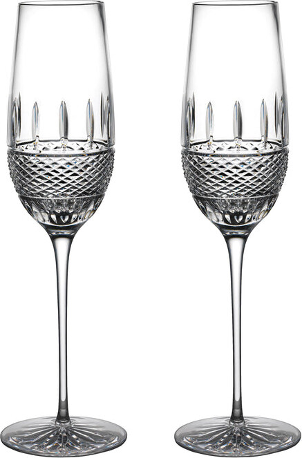 Waterford Irish Lace Flute Glass (Set of 2)