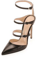 Thumbnail for your product : Gianvito Rossi Ladder-Strap Mary Jane Pump, Black