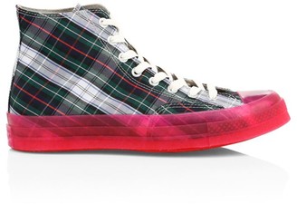 converse plaid shoes