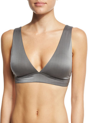 Luxe by Lisa Vogel Liquid By Luxe V-Neck Swim Top