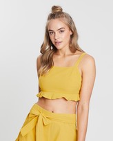 Thumbnail for your product : MinkPink Crop Bottom Frill Top