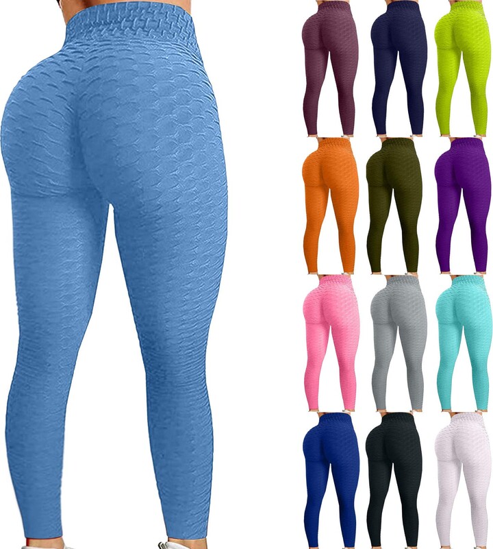 Whycat-Hoodie Whycat Women's Honeycomb High Waist Gym Leggings Butt Lift  Sexy Leggings Booty Scrunch Yoga Pants Tummy Control Workout Running  Elastic Sports Tights(Full Length Navy - ShopStyle