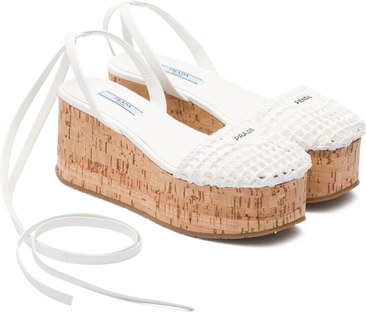 Prada White Women's Sandals | ShopStyle