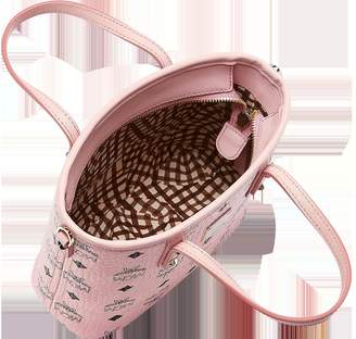 MCM Anya Soft Pink Top Zip Mini Shopping Bag