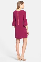 Thumbnail for your product : Cynthia Steffe 'Cora' Trumpet Sleeve Crepe Shift Dress