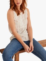 Thumbnail for your product : Fat Face FatFace Ella Embroidered Cami Top, Ivory