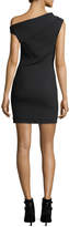Thumbnail for your product : Helmut Lang Asymmetric Sleeveless Crepe Mini Dress