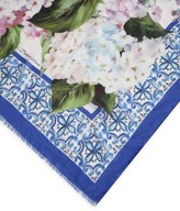 Thumbnail for your product : Dolce & Gabbana Majolica print scarf