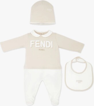 Fendi Kids Light Blue Hat