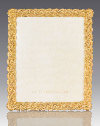 Jay Strongwater Braided 8" x 10" Frame