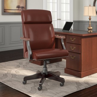 Bush Business Furniture State High Back Leather Executive Office Chair