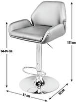 Thumbnail for your product : Argos Home Barber Gas Lift Barstool