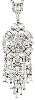 Christian Dior Crystal Pendant Necklace