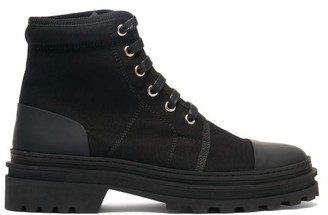 black canvas boots womens