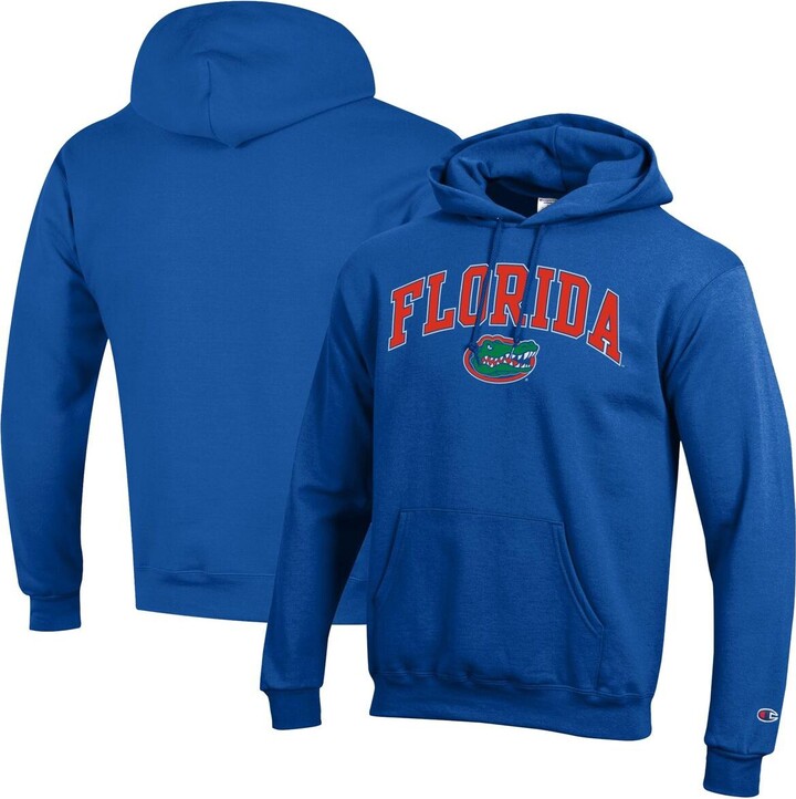 Champion Men's Royal Florida Gators Arch Over Logo Pullover Hoodie
