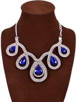 Thumbnail for your product : GBLXF Rhinestone Crystal Necklaces Jewelry for Bridal Wedding