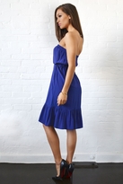 Thumbnail for your product : Twelfth St. By Cynthia Vincent by Cynthia Vincent Strapless Ruffle Dress in Indigo