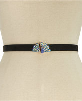 Thumbnail for your product : Kate Spade Saffiano Leather Peacock Belt