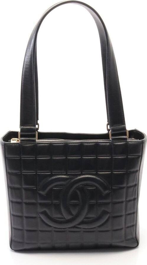 Chanel Pre-owned 2004-2005 Cambon Line Tote Bag - Black